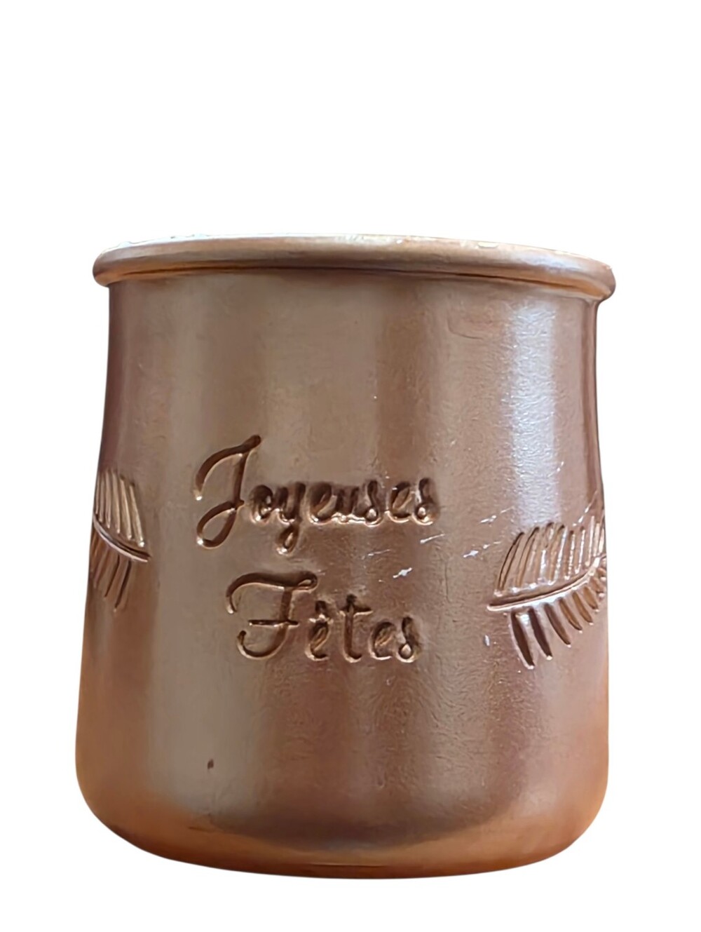 La Fermiere Bronze 2023 Limited Holiday Edition Terra Cotta Yogurt Cup